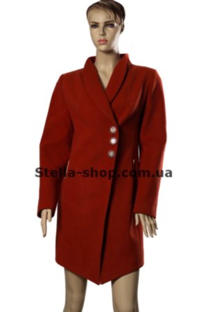 Пальто красное 3 пуговицы Красное кашемировое пальто, приталенное, Длина средняя. Застегивается на 3 пуговицы.