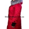 Зимняя куртка большие размеры. Красная. Джесика - Зимняя куртка большие размеры. Красная. Джесика