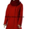 Пальто Арабика красное с поясом - Пальто Арабика красное с поясом