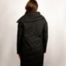 Демисезонная куртка удлиненная черная. Tongoi M1910 - Демисезонная куртка удлиненная черная. Tongoi M1910