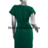 Платье однотонное зеленое - Платье однотонное зеленое