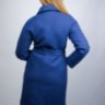 Демисезонное пальто синее. Roman fashion 9210 - Демисезонное пальто синее. Roman fashion 9210