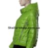 Демисезонная коротка куртка. Зеленая. 803 - Демисезонная коротка куртка. Зеленая. 803